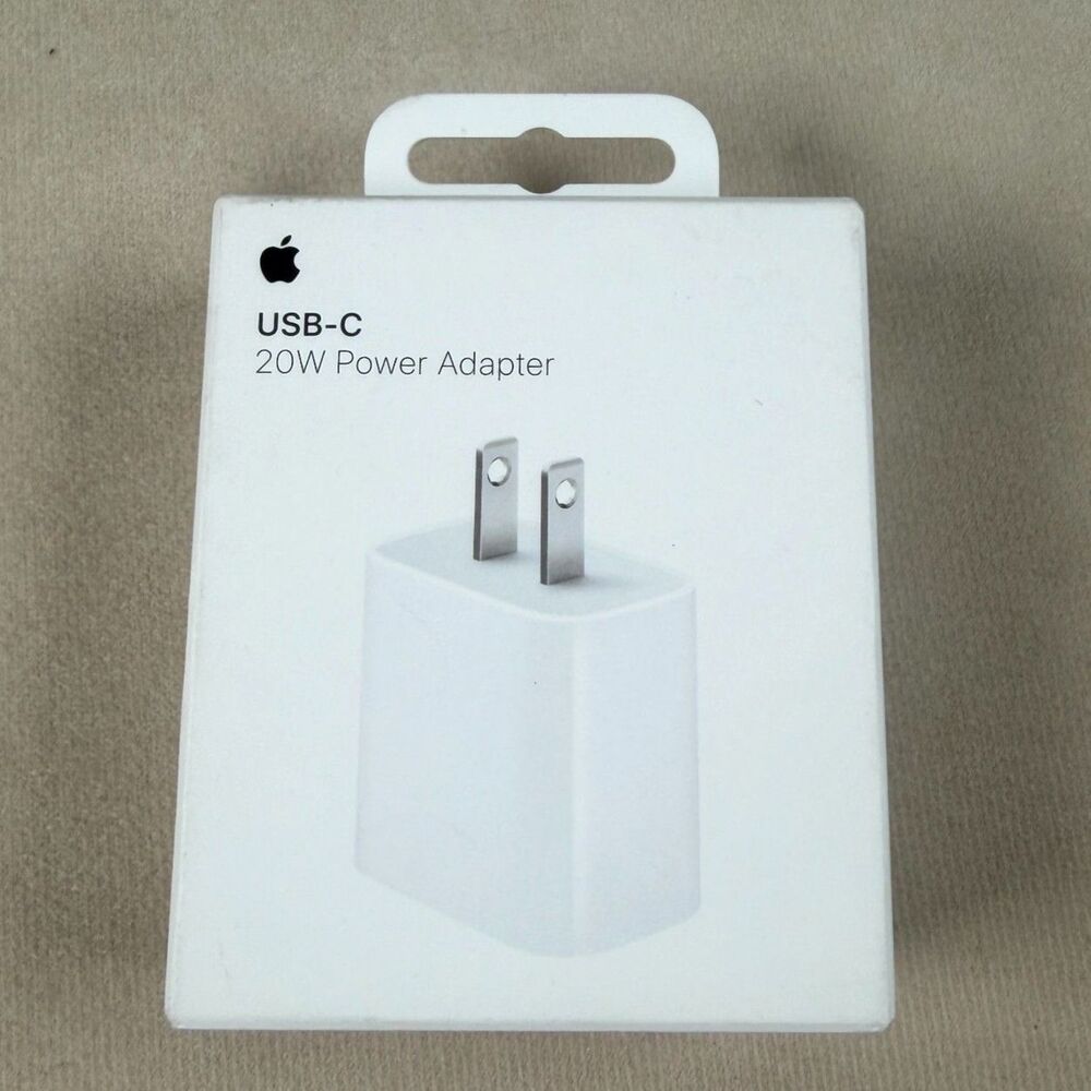 Apple Genuine 20W USB-C Power Adapter A2305 MWVV3AM/A Factory Sealed OEM New